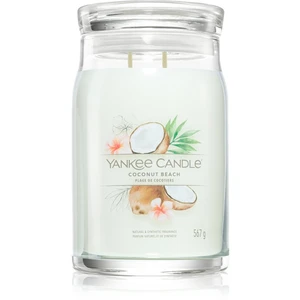 Yankee Candle Coconut & Beach vonná svíčka Signature 567 g