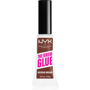 NYX Professional Makeup The Brow Glue gel na obočí odstín 03 Medium Brown 5 g