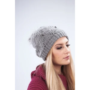 Dark gray winter cap