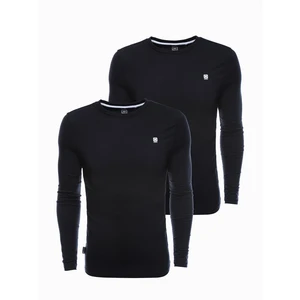 Ombre Clothing Men's plain longsleeve - mix 2