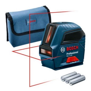 Bosch Professional GLL 2-10 křížová laserová vodováha samonivelační, vč. tašky dosah (max.): 10 m
