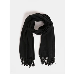 Jack & Jones Solid Black Scarf - Men's