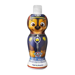 Nickelodeon Paw Patrol Shower Gel & Shampoo sprchový gel a šampon 2 v 1 pro děti Chase 400 ml