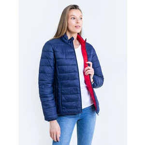 Big Star Woman's Jacket Outerwear 131982 Blue Woven-403