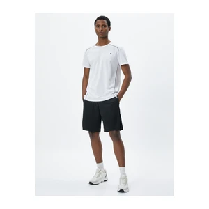 Koton Basic Sports Shorts with Lace-Up Waist with Pocket Detail.