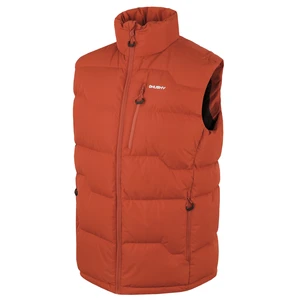 HUSKY Deep M dark orange men's zip-up vest