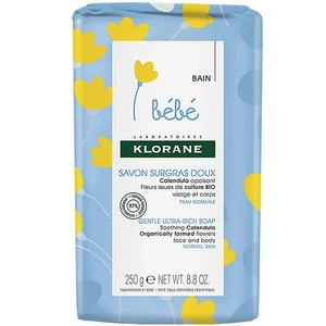 Klorane Bébé Calendula vyživujúce mydlo pre deti od narodenia 250 g