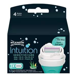 Wilkinson Sword Náhradní hlavice Wilkinson Intuition Naturals Sensitive 3 ks