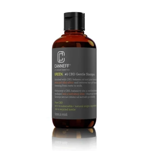 Canneff Green CBD Gentle Shampoo regenerační šampon pro lesk a hebkost vlasů 200 ml