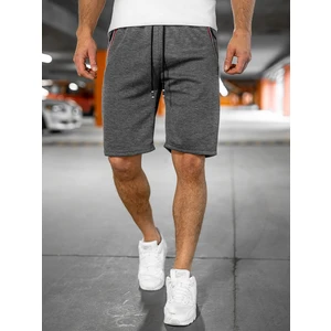 Pantaloni scurți de trening grafit bărbați Bolf JX131