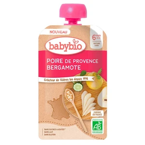 BABYBIO Hruška Bergamot 120 g