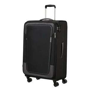American Tourister Látkový cestovní kufr Pulsonic EXP XL 113/122 l - černá