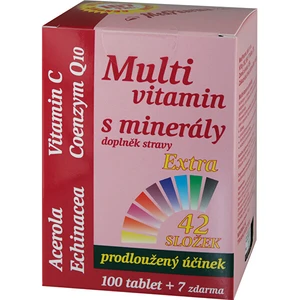 Multivitamín s minerálmi 42 zložiek 107tbl,Multivitamín s minerálmi 42 zložiek 107tbl