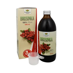 EkoMedica Czech Brusinka - 100% šťáva z brusinky 500 ml