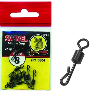 Extra carp obratlík quick change 10ks v balení-veľ. 8  nosnosť 27kg