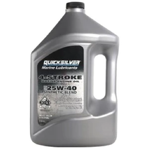 Quicksilver 4-Stroke Marine Oil Synthetic Blend 25W-40 Huile moteur marine