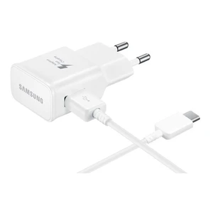 Rýchlonabíjačka Samsung EP-TA20EWE s USB-C káblom, White