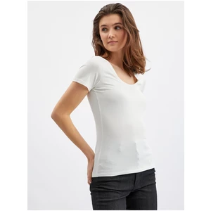 Orsay Bílé dámské basic tričko - Dámské