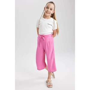 DEFACTO Girl Culotte Wide Leg Viscose Trousers