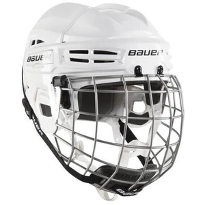 Bauer IMS 5.0 Combo SR Biała L Kask hokejowy