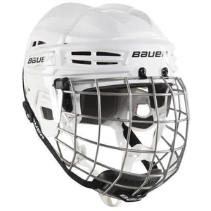 Bauer IMS 5.0 Combo SR Weiß L Eishockey-Helm