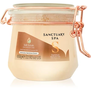 Sanctuary Spa Signature Natural Oils solný peeling pro výživu a hydrataci 650 g