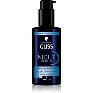 Schwarzkopf Gliss Night Elixir bezoplachový elixír pro suché vlasy 100 ml