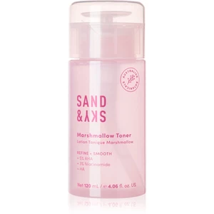 Sand & Sky The Essentials Marshmallow Toner jemné exfoliační tonikum pro obnovu povrchu pleti 120 ml