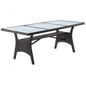 Záhradný stôl 190 cm Čierna,Záhradný stôl 190 cm Čierna