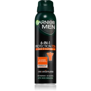 Garnier Men 6-in-1 Protection antiperspirant ve spreji pro muže 150 ml