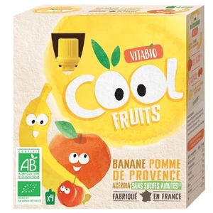 VITABIO Cool Fruits BIO vrecko jablko, banán