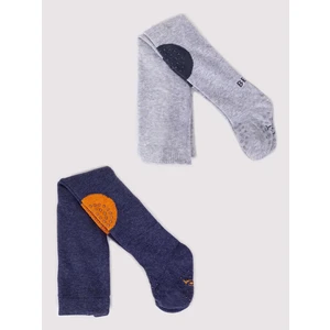 Yoclub Kids's 2Pack Boy's Tights With ABS RAB-0025C-AA0A-006