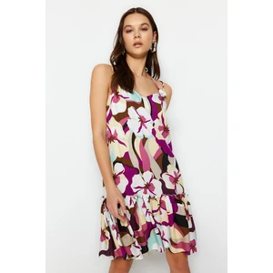 Trendyol Pink Patterned Woven Dress