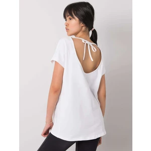 Women's white monochrome t-shirt