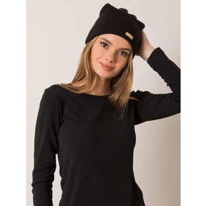 RUE PARIS Black plain cap