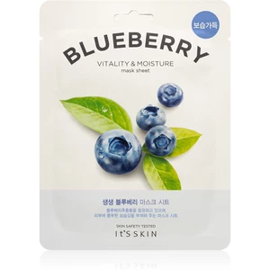 It´s Skin The Fresh Mask Blueberry hydratačná plátienková maska s revitalizačným účinkom 21 g