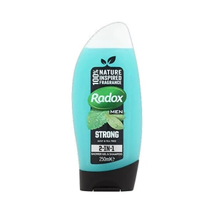 Radox Feel Strong 2v1 pánský sprchový gel a šampon  250 ml
