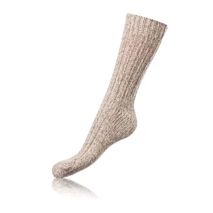 Bellinda Ponožky NORWEGIAN STYLE SOCKS - Zimní unisex ponožky - béžová