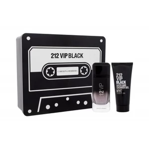 Carolina Herrera 212 VIP Men Black dárková kazeta parfémovaná voda 100 ml + sprchový gel 100 ml pro muže