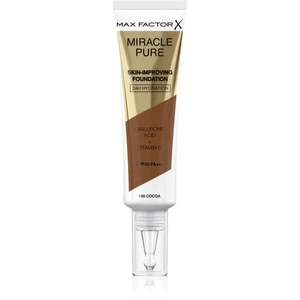 Max Factor Miracle Pure Skin dlouhotrvající make-up SPF 30 odstín 100 Cocoa 30 ml