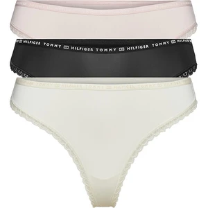 3PACK women's thong Tommy Hilfiger multicolor (UW0UW02824 0R8)