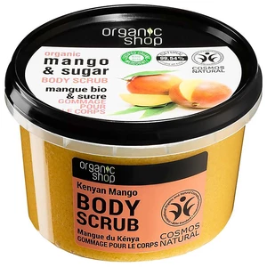 Organic Shop Body Scrub Mango & Sugar tělový peeling pro hedvábnou pokožku 250 ml