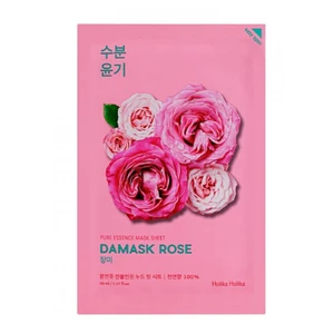 Holika Holika Pure Essence Damask Rose plátýnková maska s hydratačním a revitalizačním účinkem 20 ml