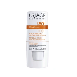 Uriage Bariésun Mineral Stick SPF 50+ minerální ochranná tyčinka na citlivá místa SPF 50+ 8 g