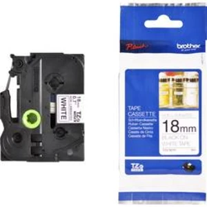 Brother TZ-N241 / TZe-N241, 18mm x 8m, černý tisk / bílý podklad, originální páska