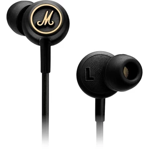 Špuntová sluchátka sluchátka do uší marshall mode eq, černá