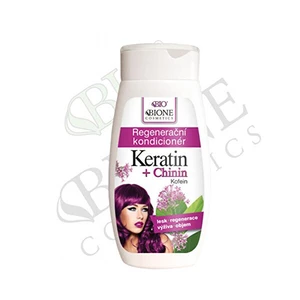Bione Cosmetics Regenerační kondicionér Keratin + Chinin 260 ml