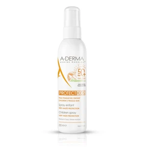 A-Derma Protect Kids ochranné opalovací mléko ve spreji SPF 50+ pro děti 200 ml