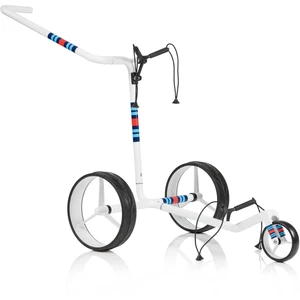 Jucad Carbon 3-Wheel Racing White Golf Trolley