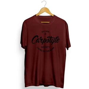 Carpstyle tričko t shirt 2018 burgundy-veľkosť xl